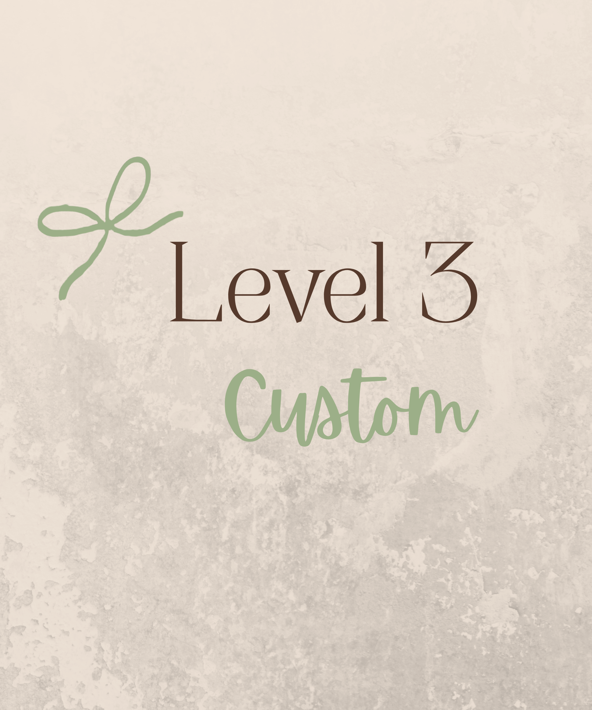 Level 3 Custom Sets