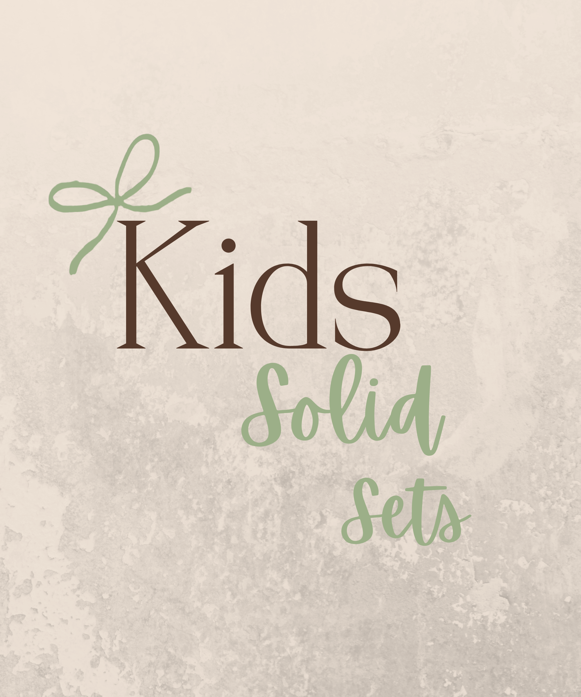 Kids Solid Set